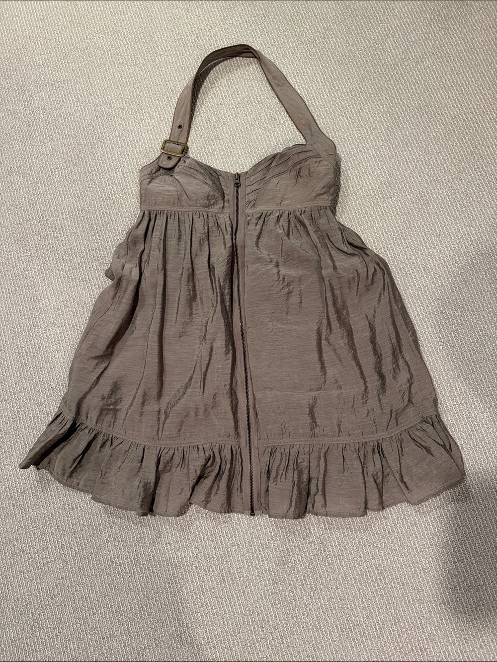 Silver Halter Sundress